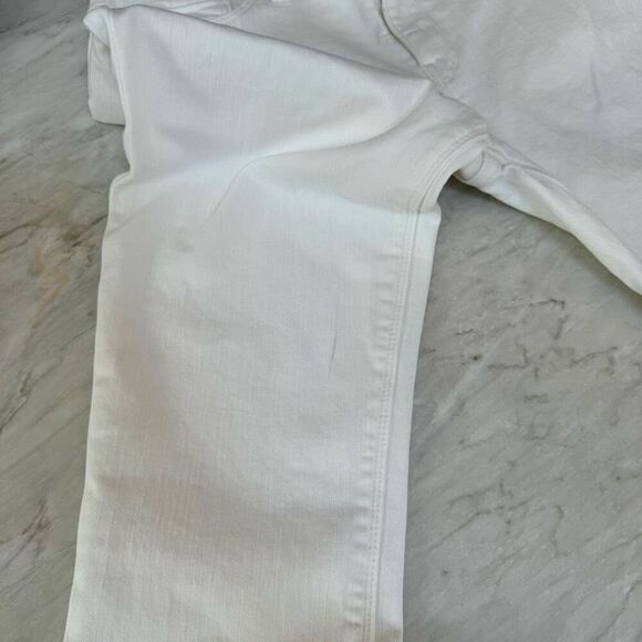 Hudson women’s midrise super skinny ankle white jeans size 26 - Picture 4 of 9